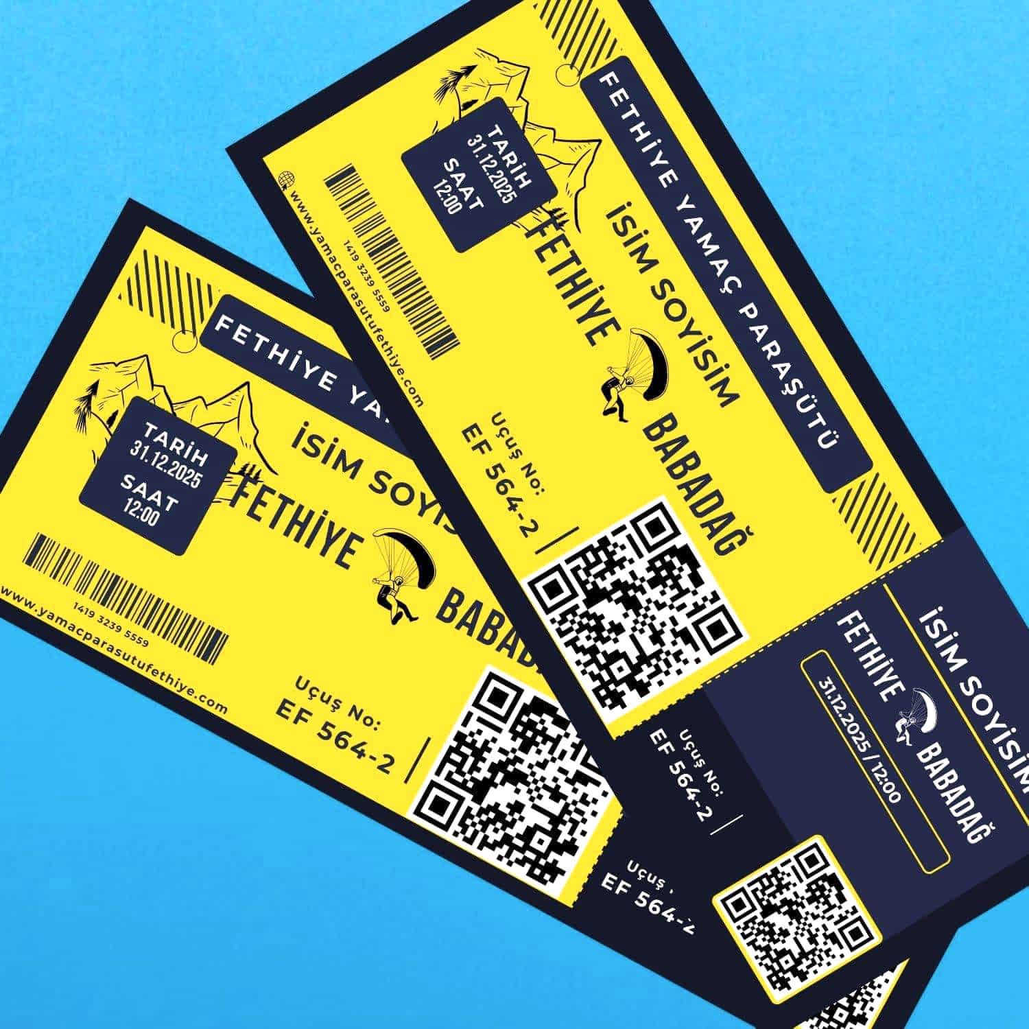 1 Kişilik Fotoğraf Ve Videolu Bilet