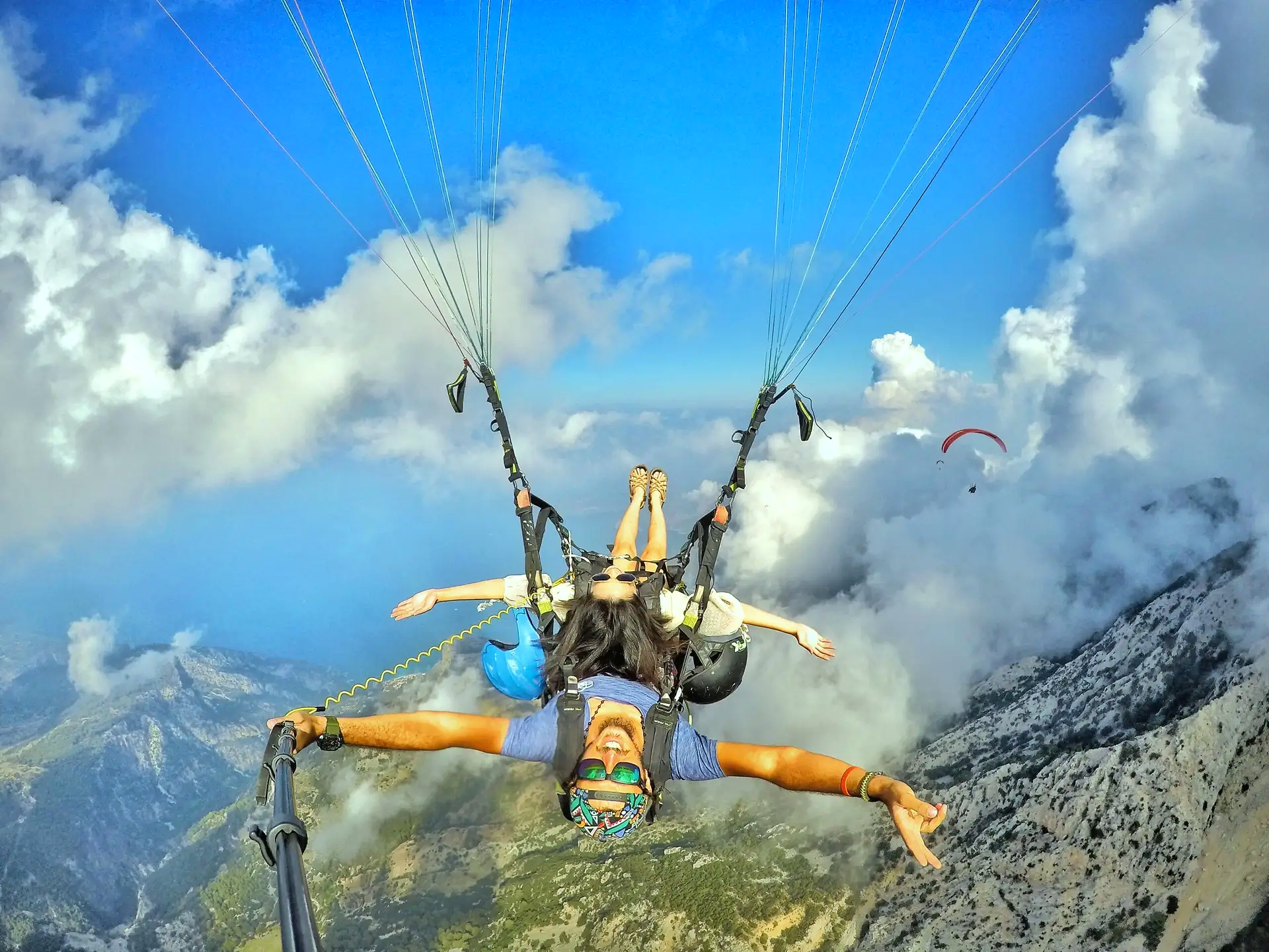 Fethiye Yamaç Paraşütü Bileti 2 Kişilik (Standart Uçuş Paketi) 5 Ölüdeniz tandem yamaç paraşütü